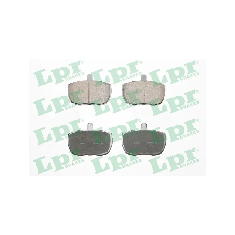 Jeu de 4 plaquettes de frein avant LPR 05P140