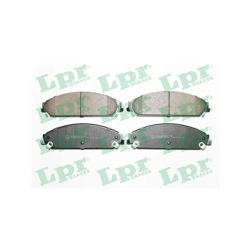 Jeu de 4 plaquettes de frein avant LPR 05P1401