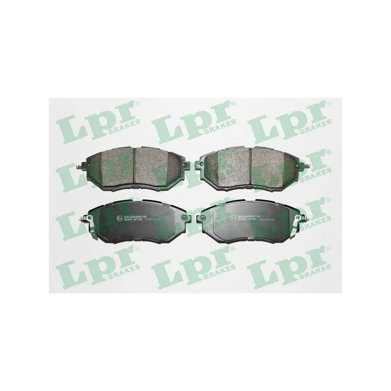 Jeu de 4 plaquettes de frein avant LPR 05P1402