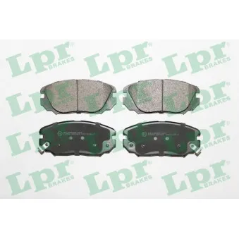 Jeu de 4 plaquettes de frein avant LPR 05P1409