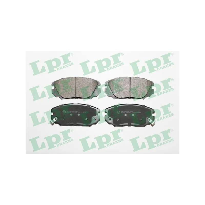 Jeu de 4 plaquettes de frein avant LPR 05P1409