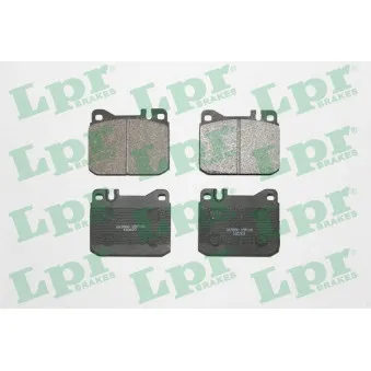 Jeu de 4 plaquettes de frein avant LPR 05P141