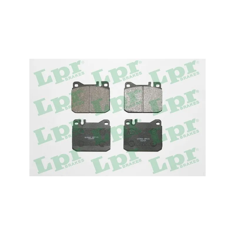 Jeu de 4 plaquettes de frein avant LPR 05P141