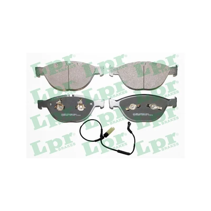 Jeu de 4 plaquettes de frein avant LPR 05P1410A