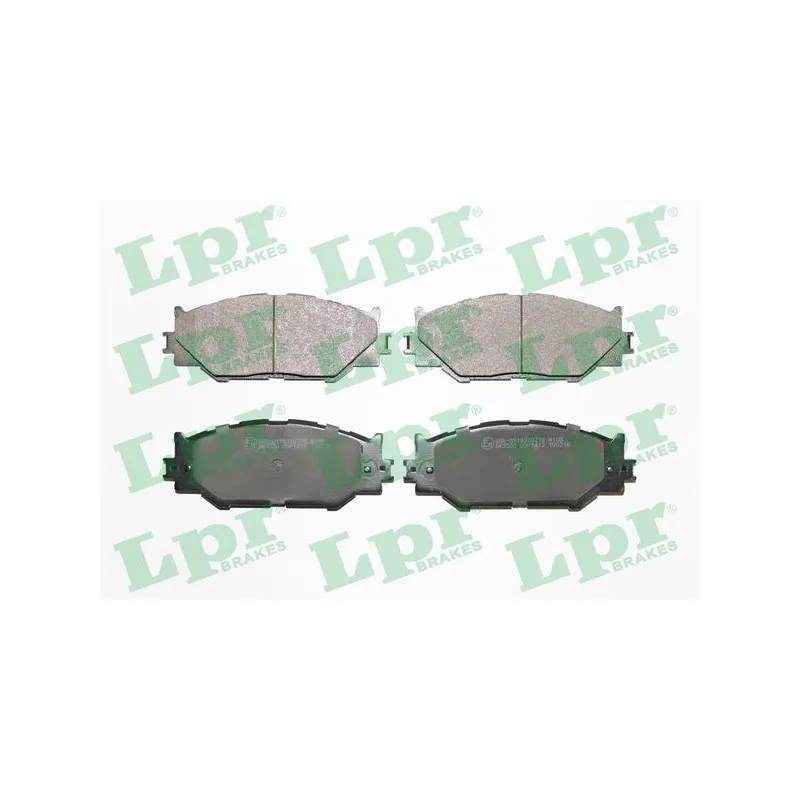 Jeu de 4 plaquettes de frein avant LPR 05P1412
