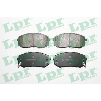 Jeu de 4 plaquettes de frein avant LPR 05P1415