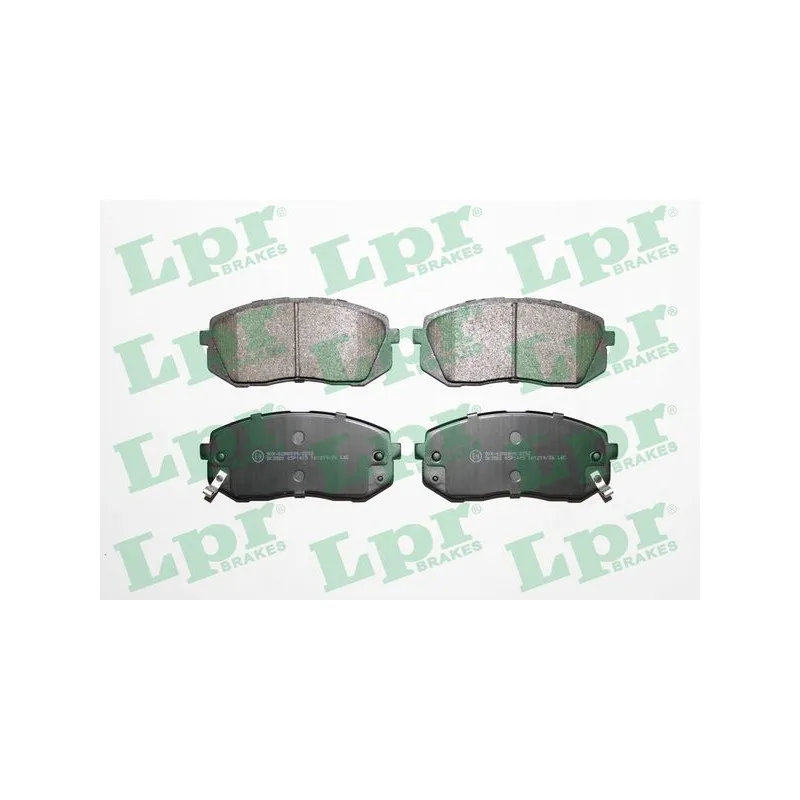 Jeu de 4 plaquettes de frein avant LPR 05P1415