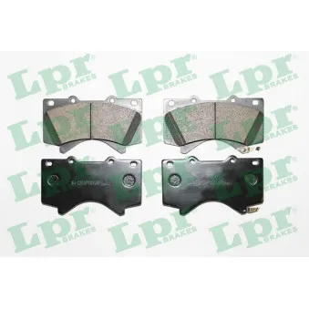Jeu de 4 plaquettes de frein avant LPR 05P1418
