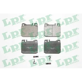 Jeu de 4 plaquettes de frein avant LPR 05P141A