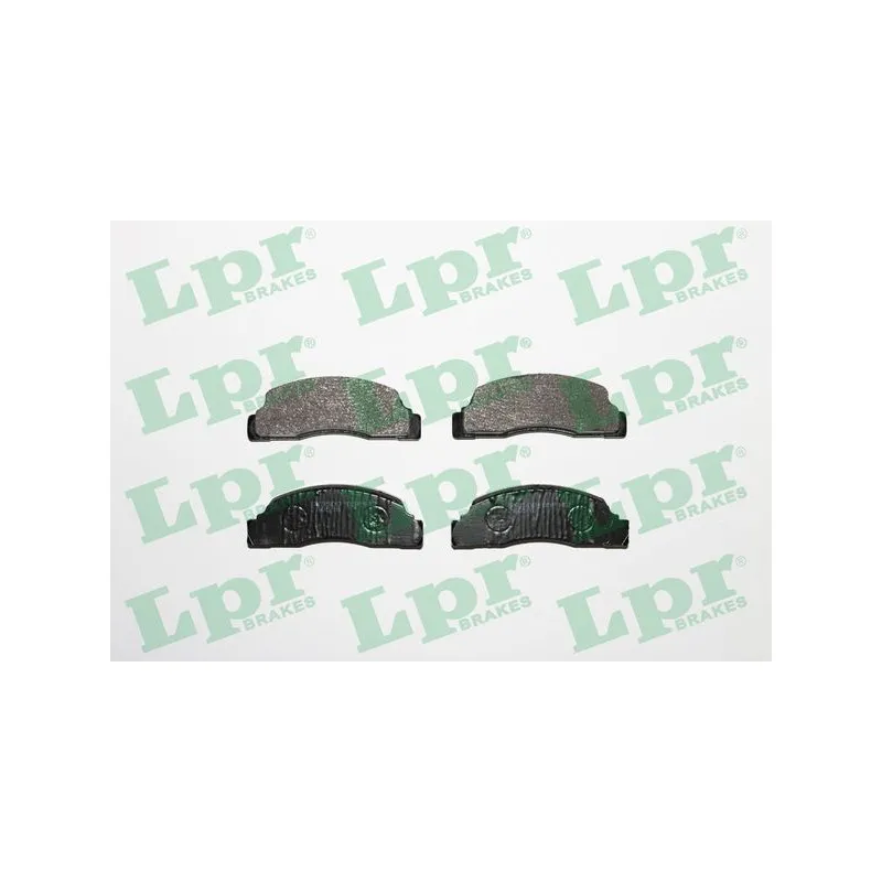 Jeu de 4 plaquettes de frein avant LPR 05P142