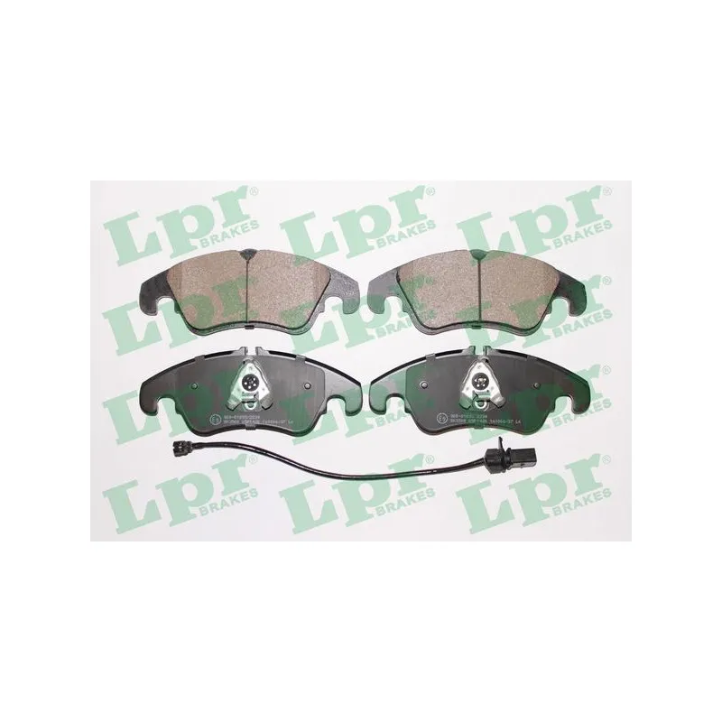 Jeu de 4 plaquettes de frein avant LPR 05P1420A