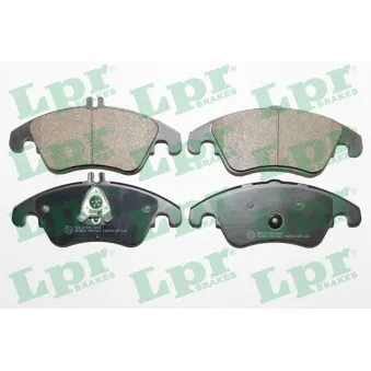 Jeu de 4 plaquettes de frein avant LPR 05P1421