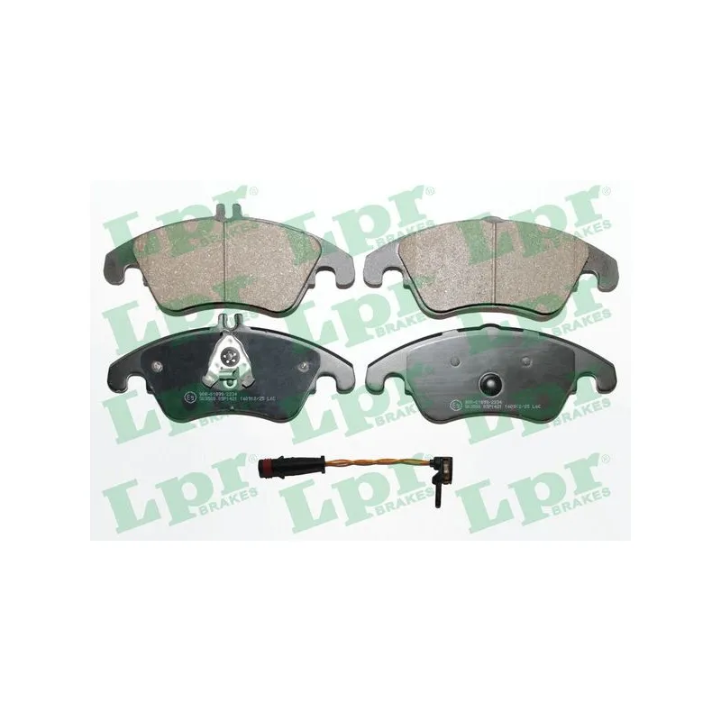 Jeu de 4 plaquettes de frein avant LPR 05P1421A