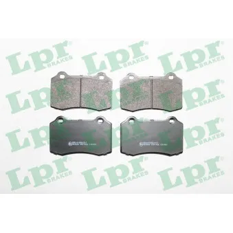 Jeu de 4 plaquettes de frein avant LPR 05P1426