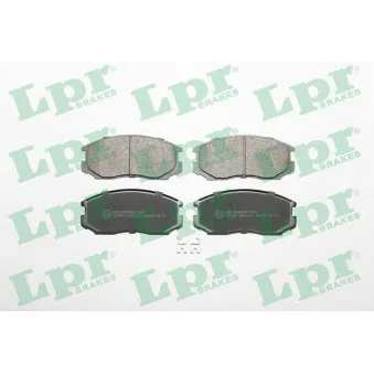 Jeu de 4 plaquettes de frein avant LPR 05P1427