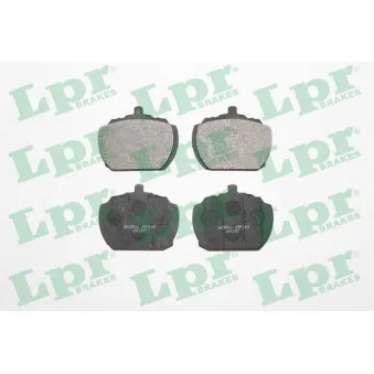 Jeu de 4 plaquettes de frein avant LPR 05P143