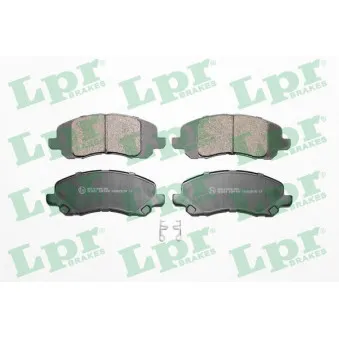 Jeu de 4 plaquettes de frein avant LPR 05P1430