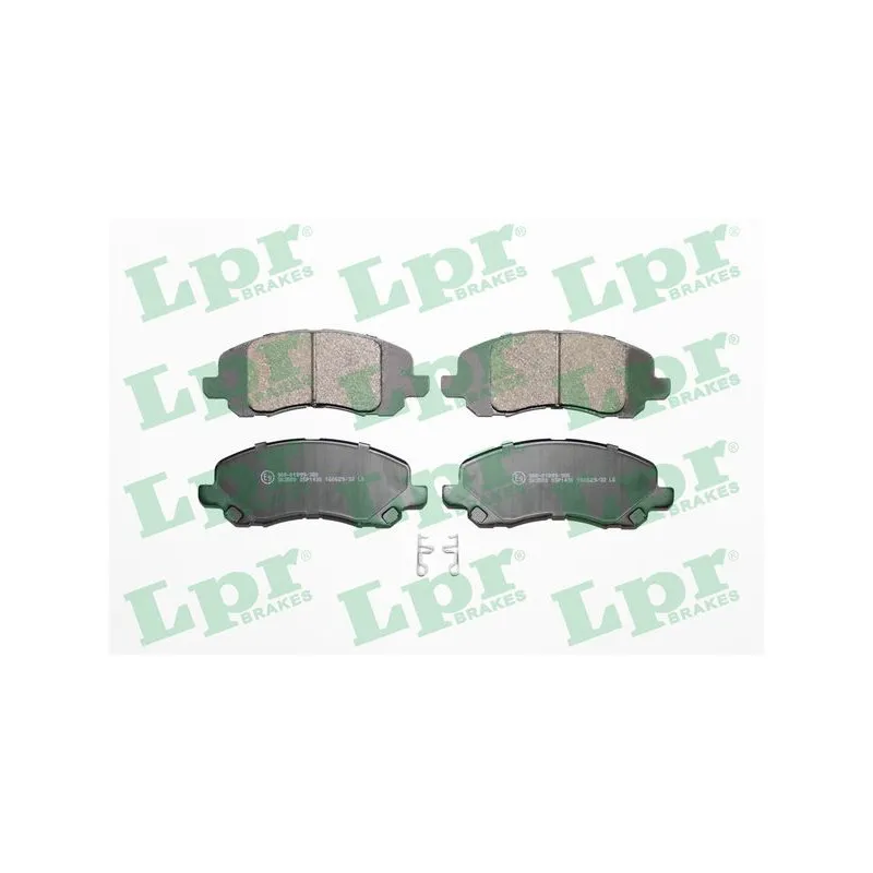 Jeu de 4 plaquettes de frein avant LPR 05P1430