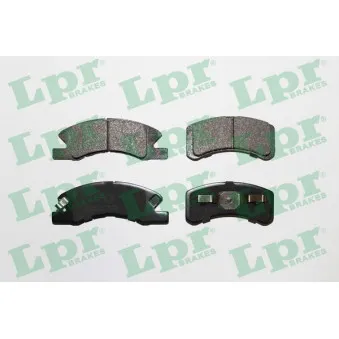Jeu de 4 plaquettes de frein avant LPR 05P1443