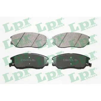 Jeu de 4 plaquettes de frein avant LPR 05P1448