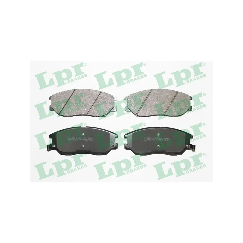 Jeu de 4 plaquettes de frein avant LPR 05P1448