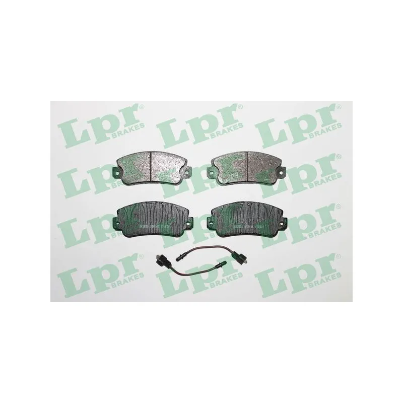 Jeu de 4 plaquettes de frein avant LPR 05P145