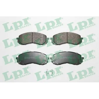 Jeu de 4 plaquettes de frein avant LPR 05P1454