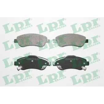 Jeu de 4 plaquettes de frein avant LPR 05P1456