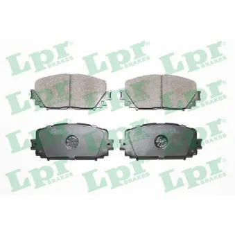 Jeu de 4 plaquettes de frein avant LPR 05P1459