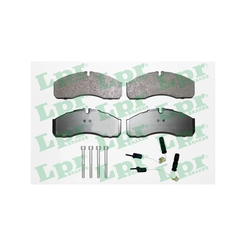 Jeu de 4 plaquettes de frein avant LPR 05P1462A