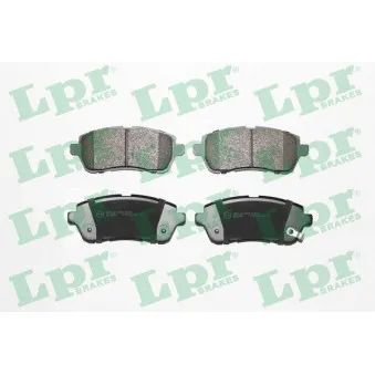 Jeu de 4 plaquettes de frein avant LPR 05P1464