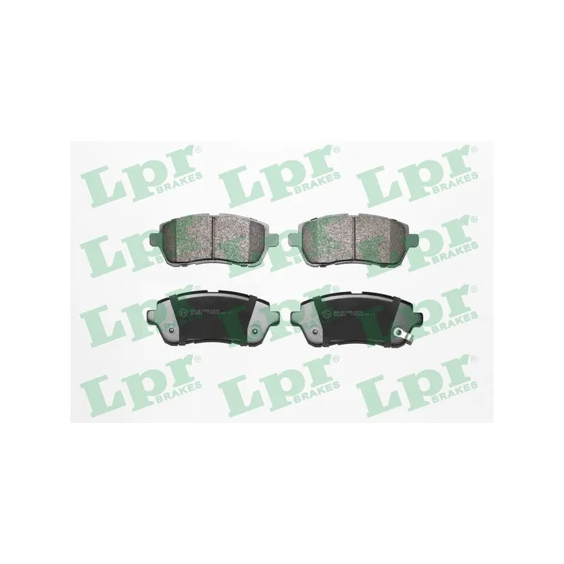 Jeu de 4 plaquettes de frein avant LPR 05P1464