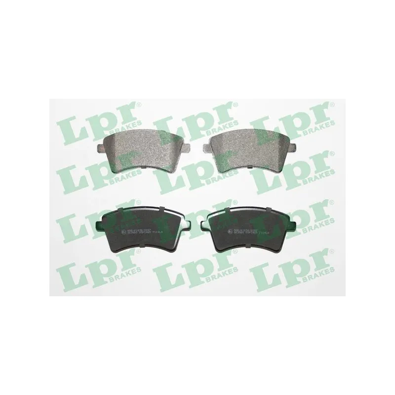 Jeu de 4 plaquettes de frein avant LPR 05P1465
