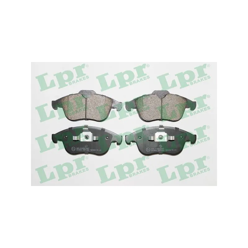 Jeu de 4 plaquettes de frein avant LPR 05P1466