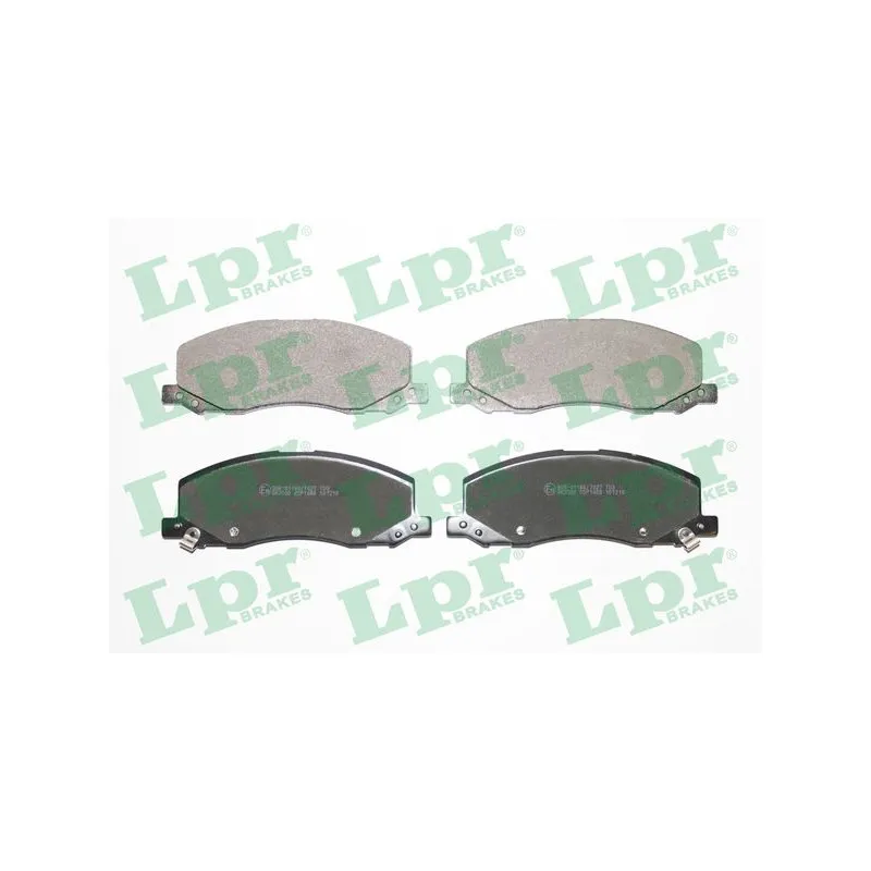 Jeu de 4 plaquettes de frein avant LPR 05P1468