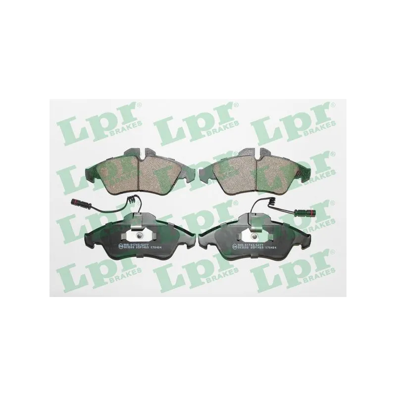 Jeu de 4 plaquettes de frein avant LPR 05P1469