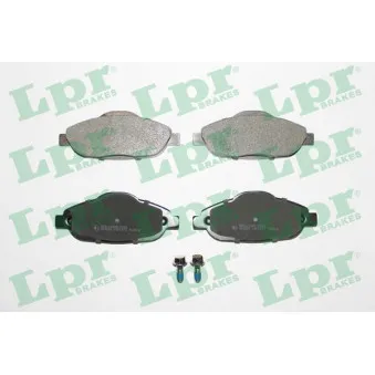 Jeu de 4 plaquettes de frein avant LPR 05P1471