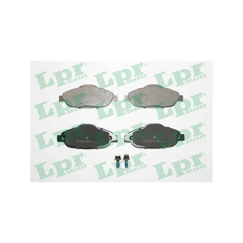 Jeu de 4 plaquettes de frein avant LPR 05P1471