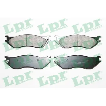 Jeu de 4 plaquettes de frein avant LPR 05P1479