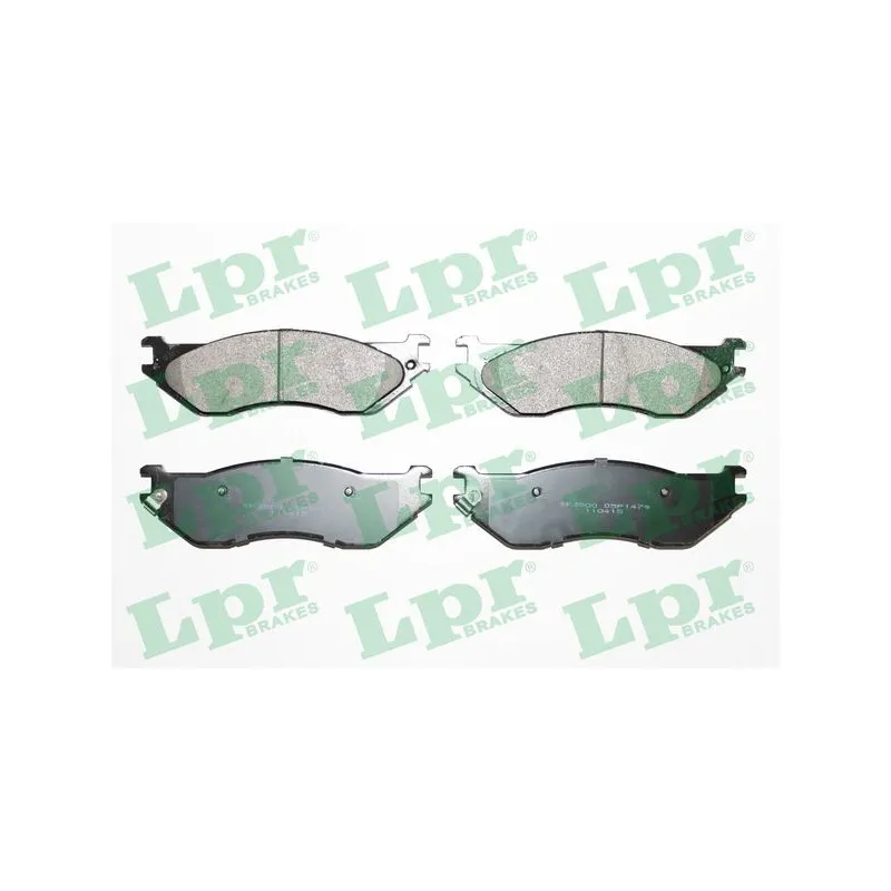 Jeu de 4 plaquettes de frein avant LPR 05P1479