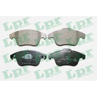 Jeu de 4 plaquettes de frein avant LPR 05P1480