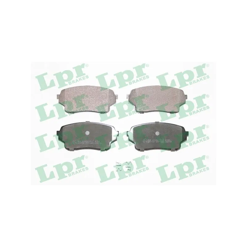 Jeu de 4 plaquettes de frein avant LPR 05P1483
