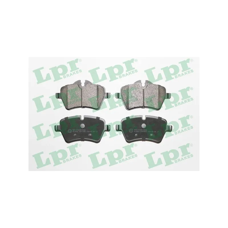 Jeu de 4 plaquettes de frein avant LPR 05P1485