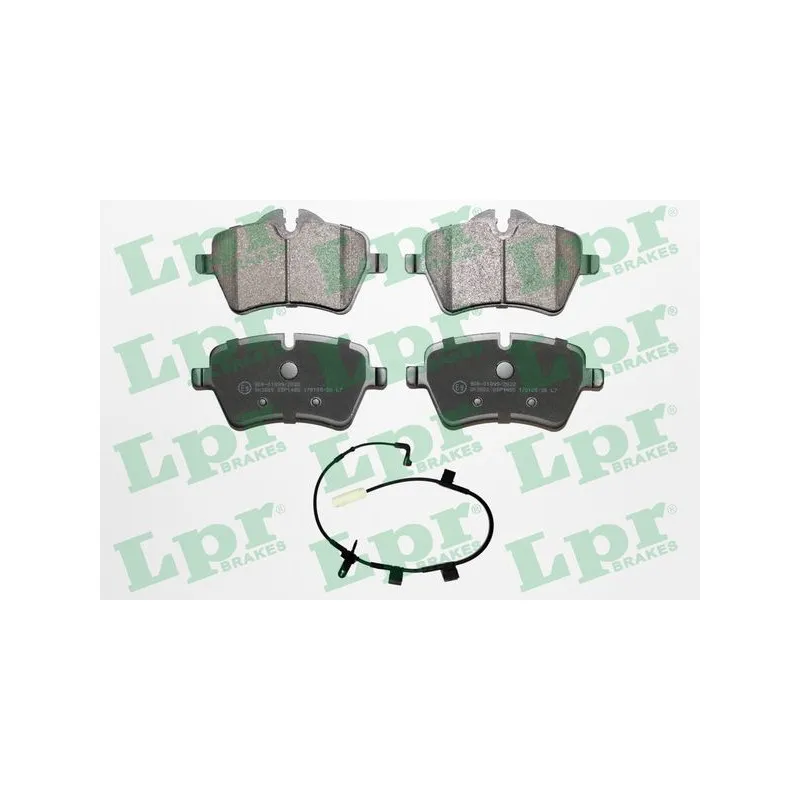 Jeu de 4 plaquettes de frein avant LPR 05P1485A