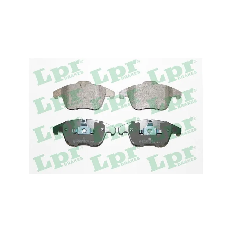 Jeu de 4 plaquettes de frein avant LPR 05P1486
