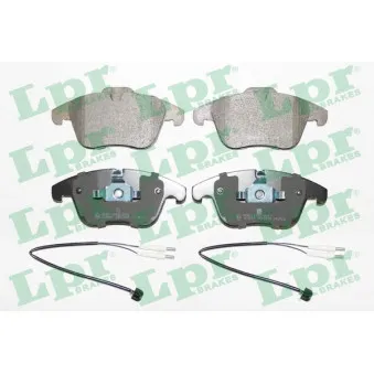 Jeu de 4 plaquettes de frein avant LPR 05P1486A