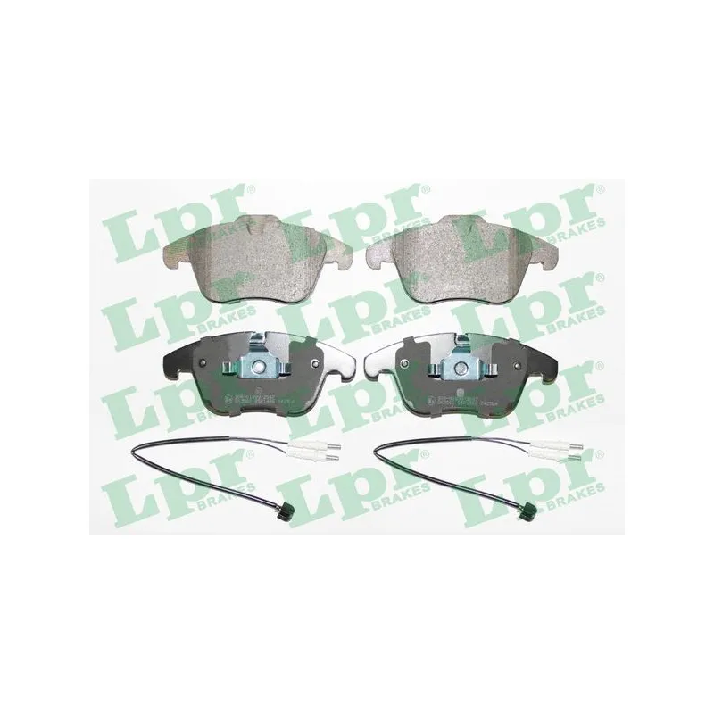 Jeu de 4 plaquettes de frein avant LPR 05P1486A