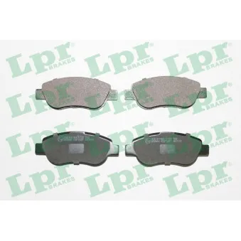 Jeu de 4 plaquettes de frein avant LPR 05P1491