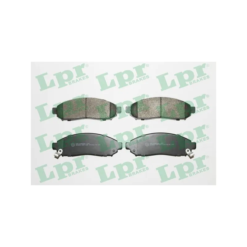 Jeu de 4 plaquettes de frein avant LPR 05P1495