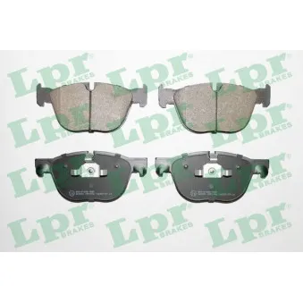 Jeu de 4 plaquettes de frein avant LPR 05P1496